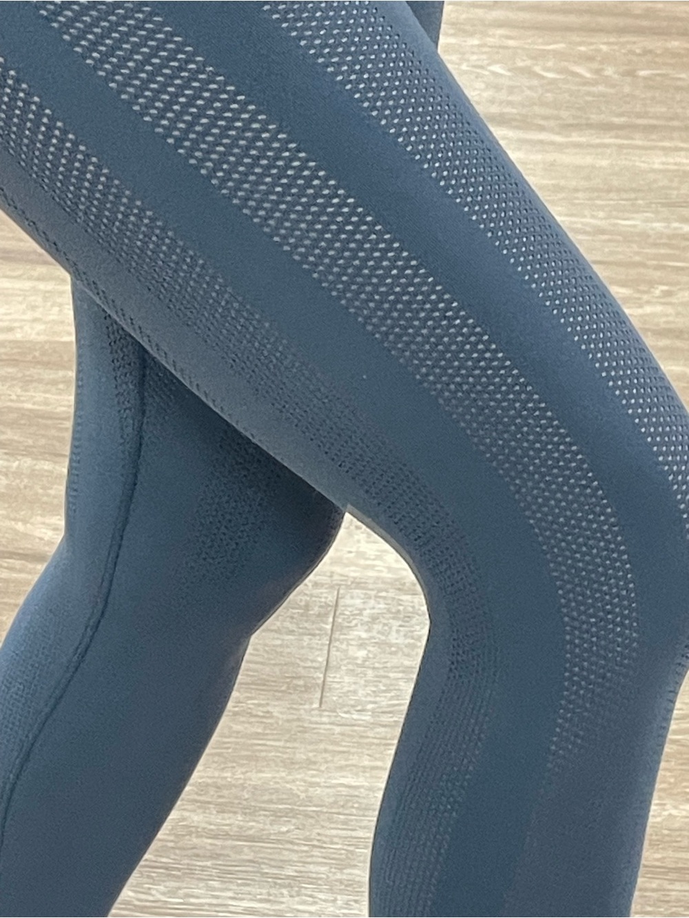 Women’s Seamless Textured Leggings - Slate Blue
